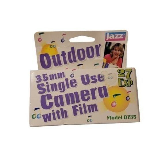 Jazz Other - Jazz Single‑Use Camera – 24+3 Exposures – Flash – Unopened – Expired 2006